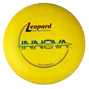 Vintage Innova PFN Stamp Leopard 171g Ultra Long Turning Driver Golf Disc -Nice!